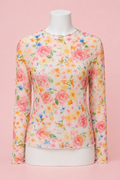 Floral Mesh Top