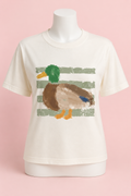 Mallard Duck Graffiti Print T-Shirt